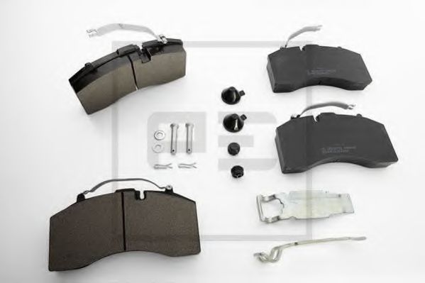 Комплект тормозных колодок, дисковый тормоз PE Automotive 086.321-00A