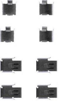 Комплектующие, колодки дискового тормоза BREMBO A 02 285