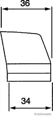 Фонарь освещения номерного знака VIGNAL SYSTEMS 610091