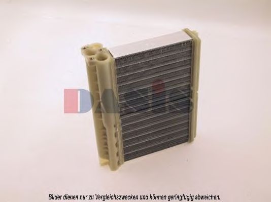 Теплообменник, отопление салона AKS DASIS BW6166