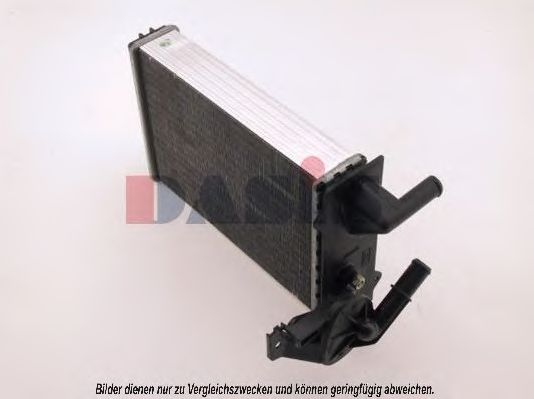 Теплообменник, отопление салона AKS DASIS FT6087