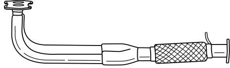 Труба выхлопного газа AKS DASIS SG65153