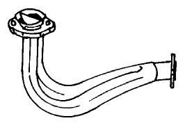 Труба выхлопного газа AKS DASIS SG50178