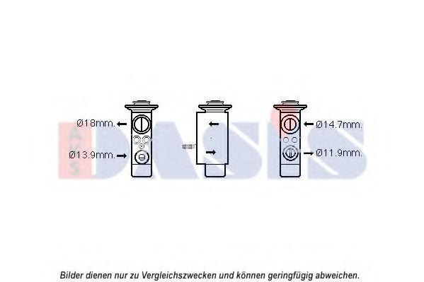 Расширительный клапан, кондиционер AKS DASIS 840231N