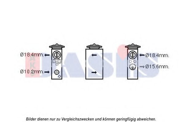 Расширительный клапан, кондиционер AKS DASIS FT1405