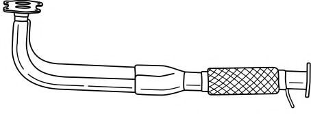 Труба выхлопного газа AKS DASIS SG65121