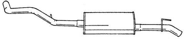 Глушитель выхлопных газов конечный AKS DASIS SG50638