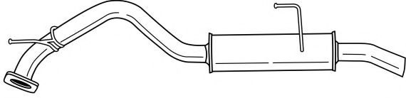 Глушитель выхлопных газов конечный AKS DASIS SG41623