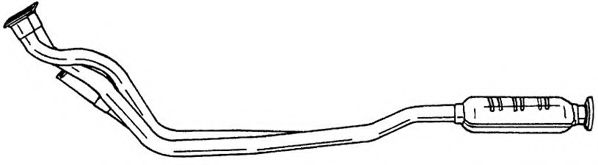 Труба выхлопного газа AKS DASIS SG40138