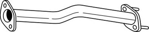 Труба выхлопного газа AKS DASIS SG38208