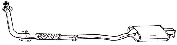 Труба выхлопного газа AKS DASIS SG24100
