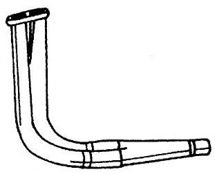 Труба выхлопного газа AKS DASIS SG13121