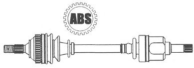 Приводной вал FARCOM 122302