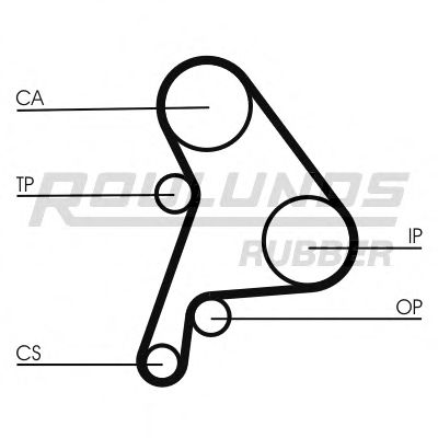 Ремень ГРМ ROULUNDS RUBBER RR1119