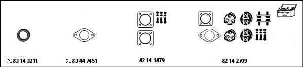 Система выпуска ОГ HJS MT-OP52