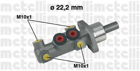 Главный тормозной цилиндр METELLI 05-0390