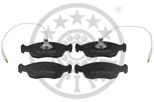 Комплект тормозных колодок, дисковый тормоз OPTIMAL 9900