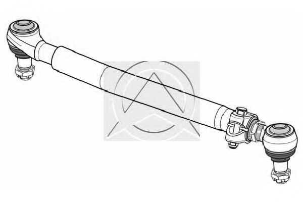 Поперечная рулевая тяга SIDEM 625139