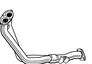 Труба выхлопного газа FONOS 07588