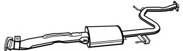 Средний глушитель выхлопных газов FONOS 620125