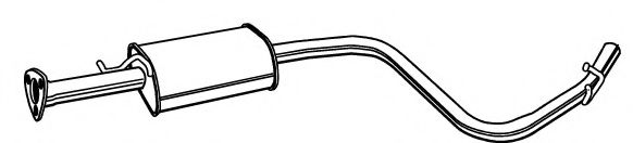 Средний глушитель выхлопных газов FONOS 617470