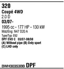 Система выпуска ОГ FONOS BWH30353BB
