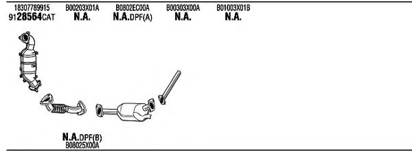 Система выпуска ОГ FONOS NIH18795CB