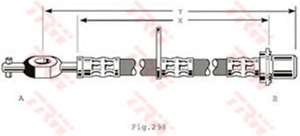 Тормозной шланг TRW PHD202