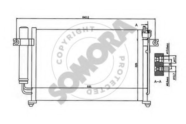 Конденсатор, кондиционер SOMORA 130560