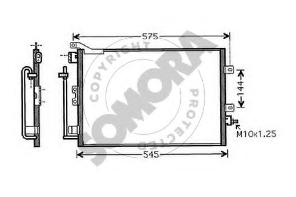 Конденсатор, кондиционер SOMORA 241160