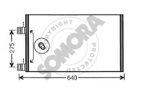 Конденсатор, кондиционер SOMORA 244560