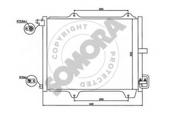 Конденсатор, кондиционер SOMORA 304060