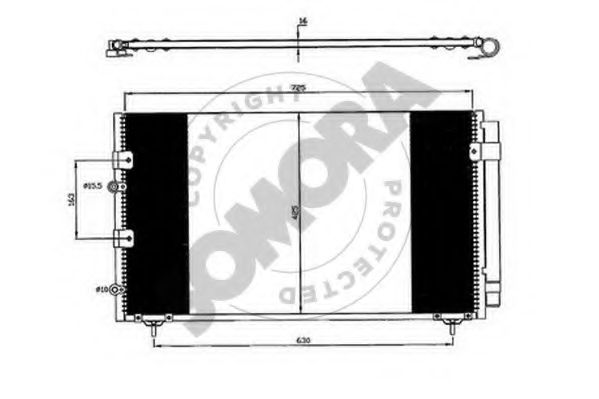 Конденсатор, кондиционер SOMORA 312160