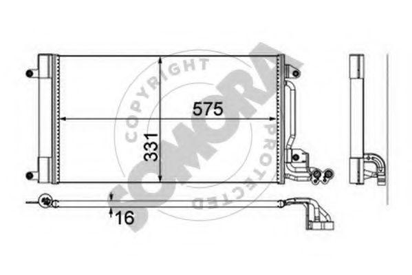 Конденсатор, кондиционер SOMORA 355660