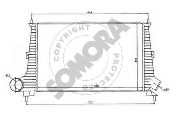 Интеркулер SOMORA 272145