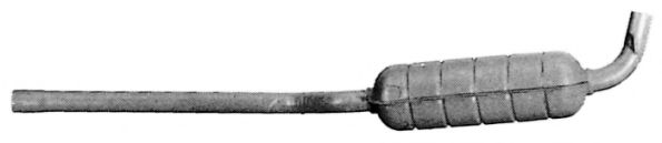 Средний глушитель выхлопных газов IMASAF 451006