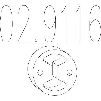 Буфер, глушитель MTS 02.9116