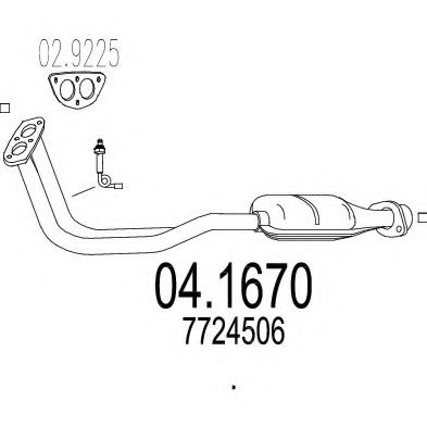 Катализатор MTS 04.1670