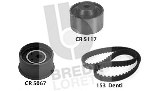 Комплект ремня ГРМ BREDA  LORETT KCD0155