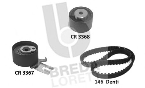 Комплект ремня ГРМ BREDA  LORETT KCD0776