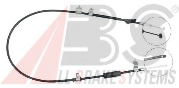Трос, стояночная тормозная система A.B.S. K15687