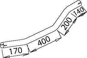 Труба выхлопного газа IMASAF 3736