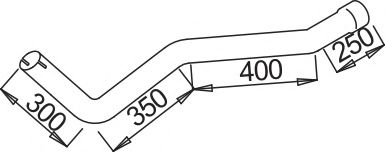Труба выхлопного газа ZARA 9399