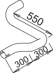 Труба выхлопного газа IMASAF 4382