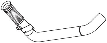 Труба выхлопного газа DINEX 29097