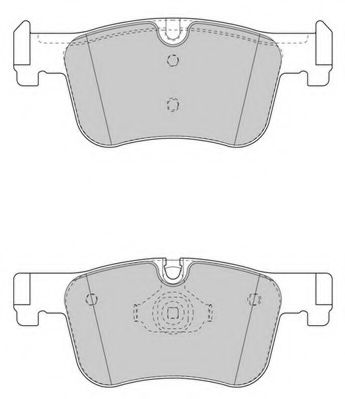 Комплект тормозных колодок, дисковый тормоз NECTO FD7598A