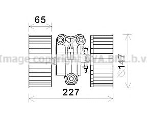 Электродвигатель, вентиляция салона AVA QUALITY COOLING BW8470