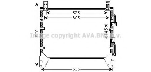 Конденсатор, кондиционер AVA QUALITY COOLING DW5083