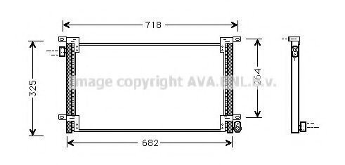 Конденсатор, кондиционер AVA QUALITY COOLING IVA5044