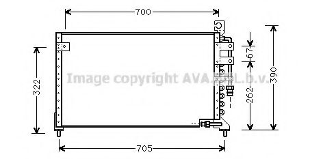 Конденсатор, кондиционер AVA QUALITY COOLING MT5099